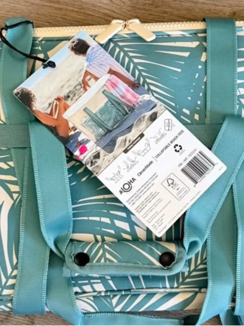 ALOHA Collection collapsable beach tote